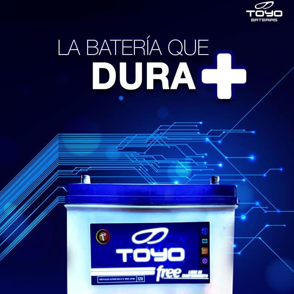 Baterias Toyo FREE = Libre de Mantenimiento